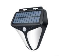 ComfyHarbor PIR Motion Detector Light Solar Powered Outdoor | Rilevamento automatico del movimento, per una luce sonora istantanea, portata 3-5 m, carica solare, nessun cablaggio