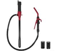 ComfyHarbor Pompa a sifone portatile a batteria con manico per auto, flusso efficiente di 9 litri al minuto, guarnizione a prova di perdite e tubo antipiega da 94 cm per un rapido trasferimento di