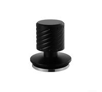 ComfyHarbor Pressino per caffè a molla, 51 mm, 53 mm, 58 mm, in acciaio inox 304, strumento per caffè espresso con pressione automatica di 13,6 kg, per baristi, colore: nero (53 mm)