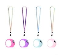ComfyHarbor Punirunes - Custodia protettiva in silicone per animali virtuali Punirunes con design antiscivolo e antiurto, leggera, con cordino, colore: blu, viola, rosa, rosso