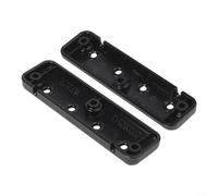 ComfyHarbor Rete elastica da 5 m per armadio camper, organizer in rete per bagagli con staffe per recinzione, sistema di rack con corda flessibile per organizzazione interna di auto e camion (2 staffe