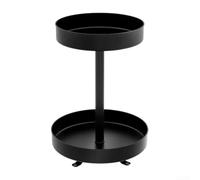 ComfyHarbor Rotating Spice Rack for Kitchen Counter 25cm Turntable(L) | 360-degree rotation, easy per access to back items, fits 25cm counter space, holds salt and pepper shakers