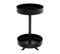 ComfyHarbor Rotating Spice Rack for Kitchen Counter 25cm Turntable(S) | 360-degree rotation, easy per access to back items, fits 25cm counter space, holds salt and pepper shakers
