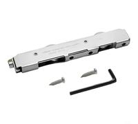 ComfyHarbor Ruote per porta scorrevole in acciaio inox, 11 x 20 mm, con cuscinetto a sfera in nylon e rame, altezza regolabile da 24 a 28 mm, rulli per lega di alluminio, plastica, acciaio e vetro