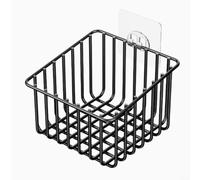 ComfyHarbor Scaffale da cucina da parete senza punzonatura, con cestello di drenaggio, organizer per utensili in ferro per bancone del lavello, mensola salvaspazio da appendere per frutta e verdura