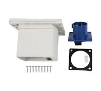 ComfyHarbor Scatola di ingresso elettrica esterna impermeabile dell'incavo di potere 16A con il porto di collegamento del rimorchio del camper del grado di protezione della copertura IP44 RV
