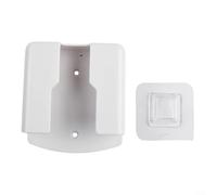 ComfyHarbor Scatola portaoggetti da parete per telecomando, in ABS bianco, organizer per condizionatore d'aria per casa e ufficio, mensola salvaspazio con design stabile, 10 x 6,5 x 4 cm (grande)