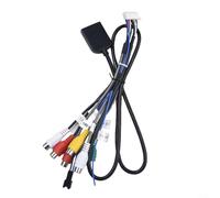 ComfyHarbor Scheda SIM per auto, adattatore audio con connettore cavo a 20 pin, supporto rete 4G, ABS nero, compatibile con sistemi di navigazione GPS multimediali per 12 V