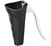 ComfyHarbor Schiaccianoci in acciaio inox per noci, noci pecan, nocciole, capacità 0,7-4 cm, meccanismo a leva, design antispruzzo, utensile da cucina facile da usare (nero 1)