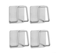 ComfyHarbor Scolapiatti con forti ventose, efficace sistema di drenaggio, organizer salvaspazio per spugne per lavello da cucina, scrubber, asciugamani, si adatta a superfici lisce montaggio (4 pezzi)