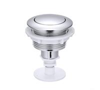ComfyHarbor Serbatoio WC singolo pulsante con staffa, ABS resistente alla ruggine, ricambio per WC brasiliani, installazione e opzioni per aggiornamento bagno di casa (argento)