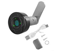 ComfyHarbor Serratura elettronica intelligente per cassetti con impronte digitali, in lega di alluminio, con ricarica USB, riconoscimento 1S, ingresso senza chiave per scarpe, armadio, installazione