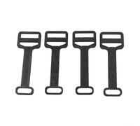 ComfyHarbor Set di 16 supporti neri per prese d'aria per caravan, con brevi 7 cm e lunghi 11 cm, per chiavistelli standard, migliorano il flusso d'aria e la circolazione, clip in plastica, per una