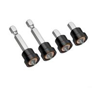 ComfyHarbor Set di 4 punte magnetiche per cacciavite di posizionamento in cartongesso, punte per trapano a testa incrociata, per installazione di cartongesso utensili elettrici manuali 50 mm 25 mm