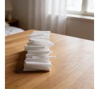 ComfyHarbor Set di 50 stoppini di ricambio in spugna di cotone per umidificatore, 100 x 8 mm, per purificatori d'aria interni e diffusori per auto, con forte assorbimento d'acqua e stabile
