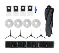 ComfyHarbor Set di accessori per aspirapolvere robot da 18 pezzi per L10s Pro per Ultra Heat/L10s per Ultra Gen 2/X30 Ultra/MOVA E30 Ultra, spazzola principale anti-groviglio, per filtro HEPA