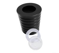 ComfyHarbor Set di anelli per ombrellone da esterno con cuneo conico per pali da 50-63 mm, guarnizione in silicone che riduce l'oscillazione su tavoli da patio in vetro nei cortili