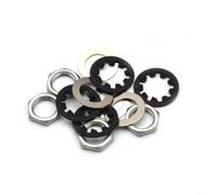ComfyHarbor Set di dadi e rondelle per potenziometri, per potenziometri CTS, potenziometri per chitarra, con boccola di diametro da 3/8", jack di uscita, accessori hardware in metallo
