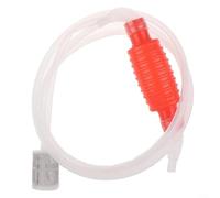 ComfyHarbor Sifone manuale con tubo in silicone per uso alimentare da 2 m, sollevatore per acqua per la pulizia dell'acquario, strumento di aspirazione con filtro