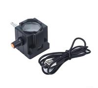ComfyHarbor Sistema di illuminazione del microscopio a LED da laboratorio, sorgente luminosa regolabile alimentata tramite USB, per analisi biologica stereo del microscopio (A)