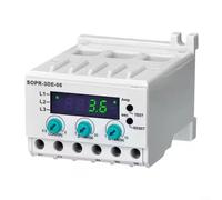 ComfyHarbor SOPR-3DE Protezione corrente digitale per relè 220 V DIN Rail Motor Protezione perdita di fase di sovraccarico con display a LED Tipo N fail-safe per pannello di controllo industriale 6A
