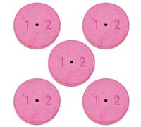 ComfyHarbor Spruzzatore agricolo ad alta pressione atomizzatore per porcellane, confezione da 5 piastre per ugelli in terracotta per distribuzione di nebbia d'acqua, compatibili (1,5 (18 mm)