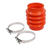 ComfyHarbor Stivale a soffietto rosso 354010010 con 2 morsetti resistenti | Include 1 guaina per soffietto più 2 morsetti, soluzione completa fuori dalla scatola, non sono necessarie parti aggiuntive
