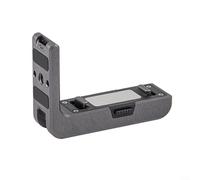ComfyHarbor Supporto a sgancio rapido a forma di L per DJI Action 5/4/3, adattatore orizzontale verticale in metallo con cuscinetto morbido, accessorio multi-filo per ventosa treppiede, grigio