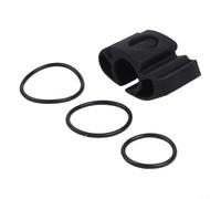 ComfyHarbor Supporto per orologio in silicone compatibile con GARMIN, POLAR, TOMTOM, Ticwatch, estensibile per manubrio della bicicletta, adatto a barre da 22,2-35 mm, installazione senza attrezzi