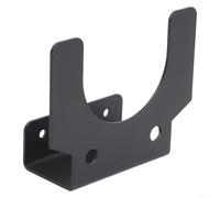ComfyHarbor Supporto per smerigliatrice angolare da parete per lucidatrice da 12,7 cm, supporto per levigatrice manuale, supporto in metallo con finitura nera con viti Opzione A (B)