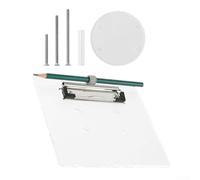 ComfyHarbor Supporto per tabellone segnapunti per carretto da golf, in acrilico trasparente, con clip per penna ad anello a molla, per volante