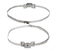 ComfyHarbor Supporto regolabile per pali grandi, kit di montaggio per cartelli stradali in metallo, per pali rotondi quadrati da 10-38 cm, staffa resistente, per cassetta postale multiuso bombola del