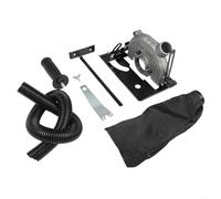ComfyHarbor Supporto regolabile per smerigliatrice angolare, base di taglio 0-45° per smerigliatrici e seghe da 100-125 mm, controllo profondità 0-40 mm, kit di conversione in metallo e PP