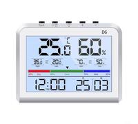 ComfyHarbor Termometro digitale igrometro per interni, monitor ad alta precisione di umidità della temperatura con display HD, registrazione min/massima, luce notturna morbida, veloce per risposta