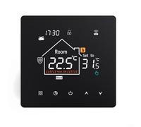 ComfyHarbor Termostato programmabile, per Tuya per Smart Life WiFi Riscaldamento Controller Con Touchscreen, Programma 5+2/6+1/7 Giorni, Luminosità Regolabile, Correzione Temp, Scatola 86mm, 90-240V