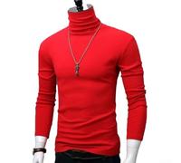 ComfyHarbor Top Pullover Collo Alto Poliestere per gli Uomini per Slim Fit | Morbido tessuto in poliestere, design a collo alto, mantiene al caldo quando fa freddo, per uno stile slim fit