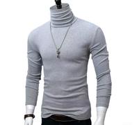 ComfyHarbor Top Pullover Collo Alto Poliestere per gli Uomini per Slim Fit | Morbido tessuto in poliestere, design a collo alto, mantiene al caldo quando fa freddo, per uno stile slim fit