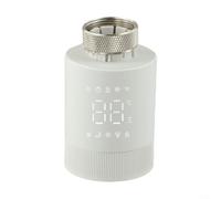 ComfyHarbor TRV Termostato per Tuya, Valvola Radiatore Programmabile WiFi con Controllo Vocale, Programma 5+2/6+1/7 Giorni, Blocco Bambini, Alimentazione a Batteria