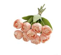 ComfyHarbor Tulipani Artificiali 9 Bordo Bruciato Set 2 Tulipani Artificiali