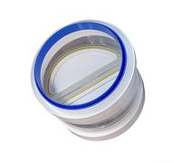ComfyHarbor Valvola di ritegno per tubi in PVC da 160 mm per cappe da cucina, valvola di estrazione del fumo anti-riflusso per sistemi di fumi pubblici, connessioni A/B/C per fogli di alluminio o (180