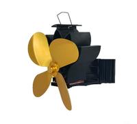 ComfyHarbor Ventola per caminetto alimentata a calore, efficiente ventola a morsetto per stufa a legna, circolatore d'aria in lega di alluminio per migliorare la distribuzione del calore