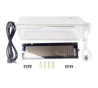 ComfyHarbor VFD2515 - Analizzatore di spettro con display a livello musicale, con microfono MEMS, schermo VFD con ingresso audio, funzione di apprendimento del rumore ambientale