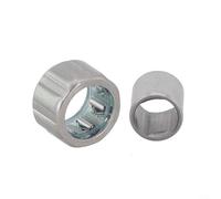 ComfyHarbor Way Bearing Sleeve, per KastKing Kestrel, per Elite Valiant, per Eagle II Baitcasting Reel, parte di ricambio in metallo, per la riparazione di mulinelli da pesca, argento, 1 set albero