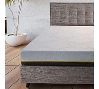 ComfyLine - Materasso Piazza e Mezzo 140x190 Francese in Memory Foam h 22 cm. A 7 Zone Differenziate Ortopedico. Rivestimento Sfoderabile in Cotone Fresco e Traspirante. Made in Italy 100%