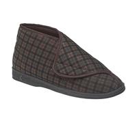 Comfylux James Brown Check Ciabatte Da Casa Imbottite Comfort Per Uomo