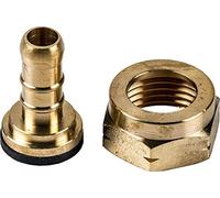 Comgas S.A 1346-R - Racord Tettilla con Guarnizione e Dado 21.8 Sinistra