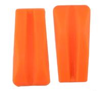Comgooldool 2 adattatori in gomma per il fitness, ammortizzatori e smorzamento del suono, per casa, palestra, fasce di resistenza per allenamento, nero, rosso, blu, giallo, arancione (arancione)