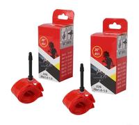 Comgooldool 2 camere d'aria per bicicletta da 50,8 cm per valvola Presta, 45/65 mm, in TPU leggero per resistenza alle alte e basse temperature, design senza cuciture lunghe, connessione con valvola