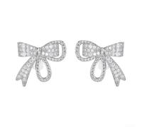 Comgooldool Accessori per orecchini a fiocco in rame con stella, clip leggera per auricolari e orologi di prima e seconda generazione, eleganti ciondoli in argento e oro per gioielli fai da te (620