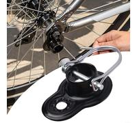 Comgooldool Attacco per gancio di traino per bicicletta, connettore in acciaio per carrelli per animali domestici e rimorchi per bambini, adattatore per testa di traino, peso 120 g